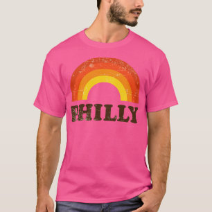 Philly Retro Vintage Rainbow Philadelphia T-Shirt