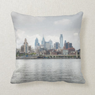 Philly skyline 2 cushion