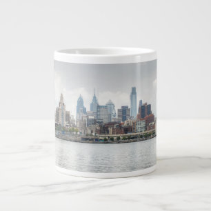 Philly skyline 2 large coffee mug