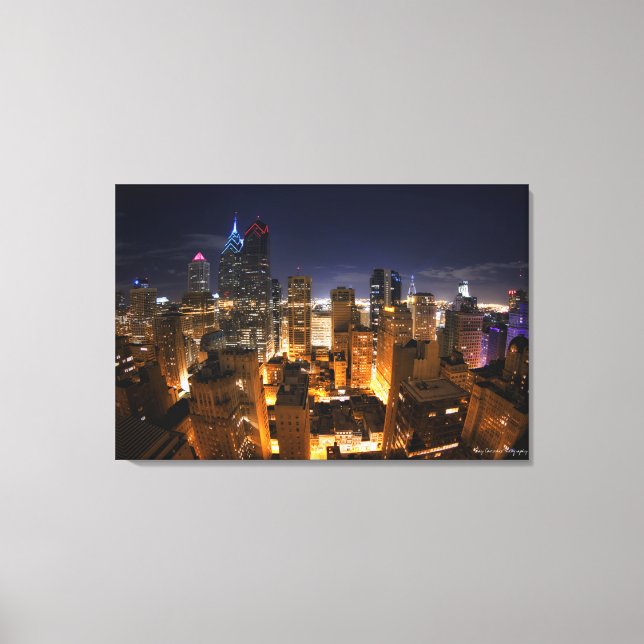 Philly Skyline Canvas Print (Front)