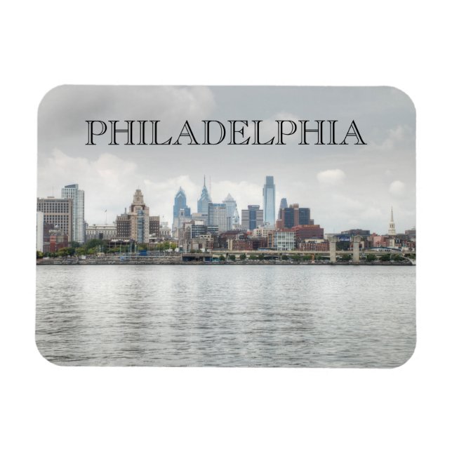 Philly skyline magnet (Horizontal)