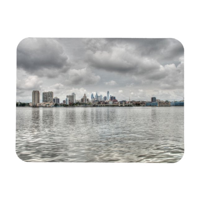 Philly skyline magnet (Horizontal)