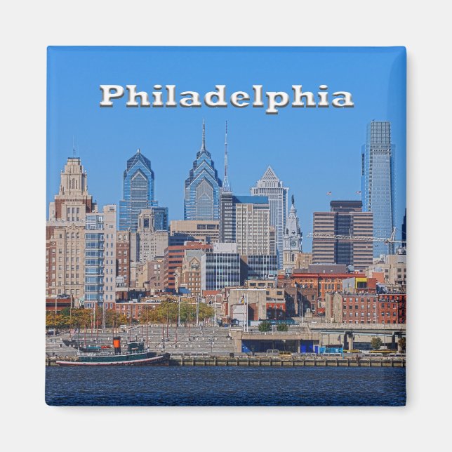 Philly Skyline Magnet (Front)