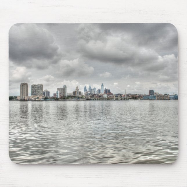 Philly skyline mouse mat (Front)