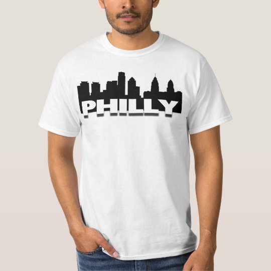 Philly Skyline on a Basic Tee