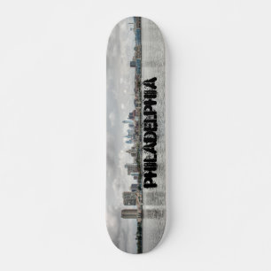 Philly skyline skateboard