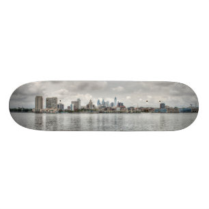 Philly skyline skateboard