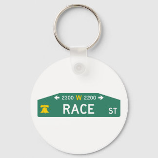 Philly Street Sign Poker Chip: For YOUR Address!  Key Ring