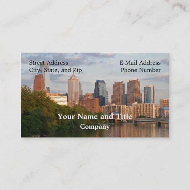 Philly summer business card (Front)