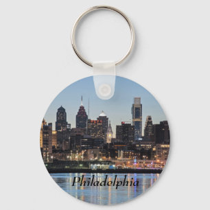 Philly sunset key ring