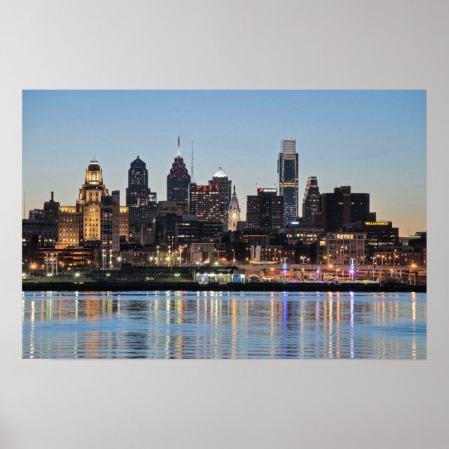 Philly sunset poster (Front)