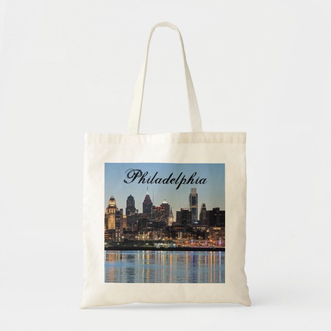 Philly sunset tote bag (Front)