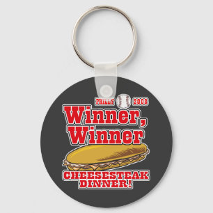Philly Winner Cheesesteak Dinner Key Ring