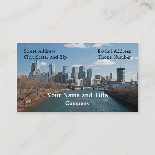 Philly winter business card (Front)