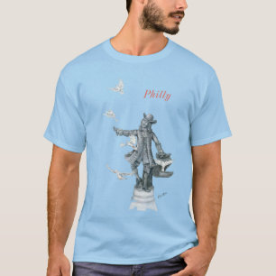 Philly's William Penn statue releasing doves T-Shirt
