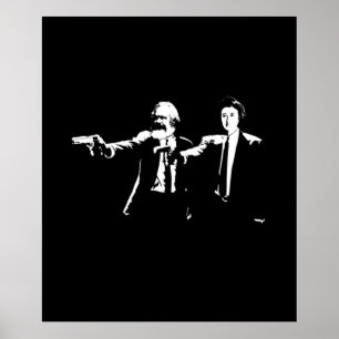 Philo Fiction  Karl Marx and Rosa Luxemburg Poster