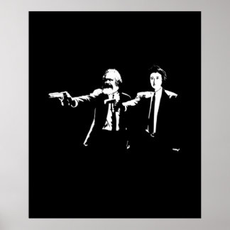 Philo Fiction Karl Marx and Rosa Luxemburg Poster