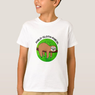 Philo-sloth-phical Funny Animal Sloth Pun T-Shirt
