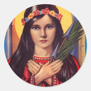 Philomena Classic Round Sticker