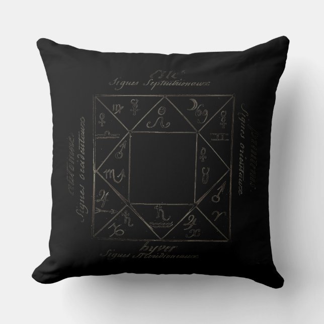 Philosofical Zodiac Pillow (Front)