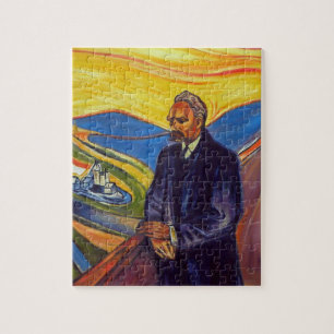 Philosopher Friedrich Nietzsche (by Edvard Munch) Jigsaw Puzzle