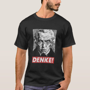 Philosopher Immanuel Kant Denke Think Sapere Aude  T-Shirt