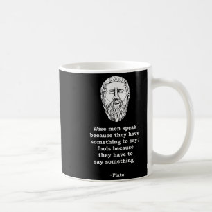 Philosopher Plato Quote - Philosophy Student Nerd  Coffee Mug