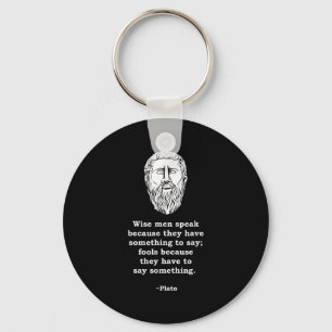 Philosopher Plato Quote - Philosophy Student Nerd Key Ring