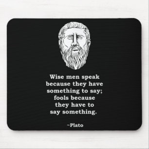 Philosopher Plato Quote - Philosophy Student Nerd Mouse Mat