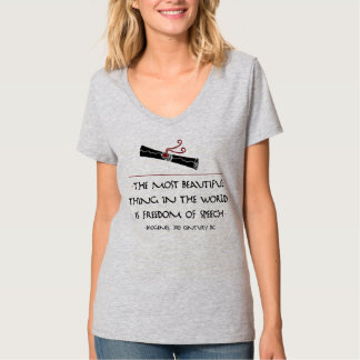 Philosopher quote: Diogenes on Free Speech T-Shirt