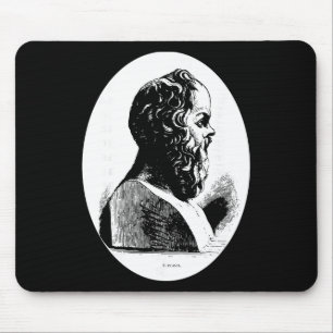Philosopher Socrates Philosophy Teacher Gift Greek Mouse Mat