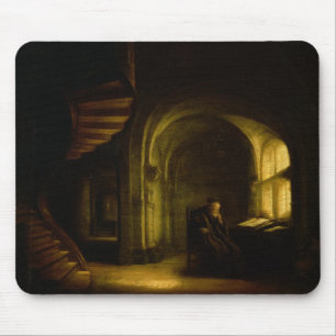 Philosopher with an Open Book, 1625-7 (oil on pane Mouse Mat
