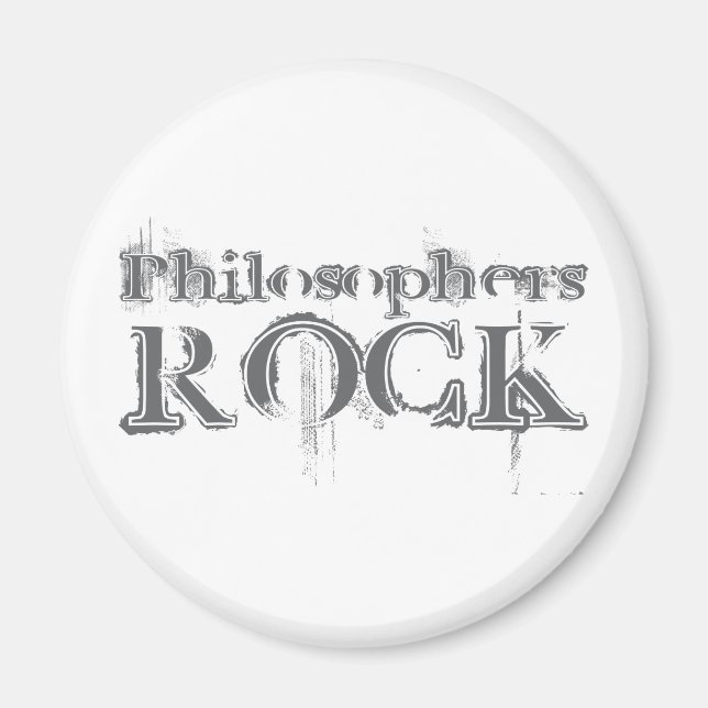 Philosophers Rock Magnet (Front)