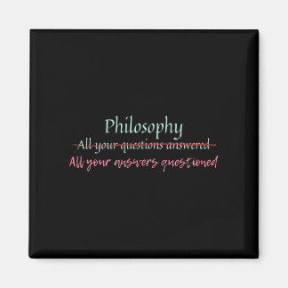Philosophy, All Your Answers Questioned  Magnet