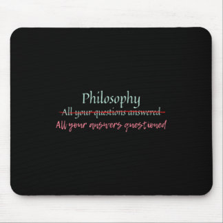 Philosophy, All Your Answers Questioned  Mouse Mat