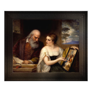 Philosophy and Christian Art by Daniel Huntington Photo Print
