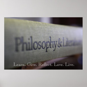 Philosophy and Literature Poster