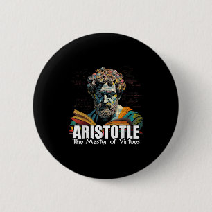 Philosophy Aristotle  6 Cm Round Badge