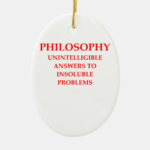 philosophy ceramic tree decoration