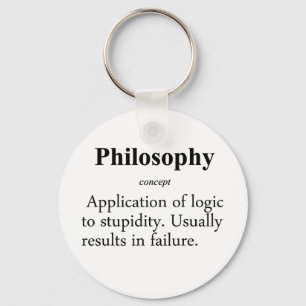 Philosophy Definition Key Ring