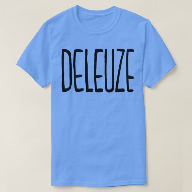 Philosophy Deleuze T-Shirt (Design Front)