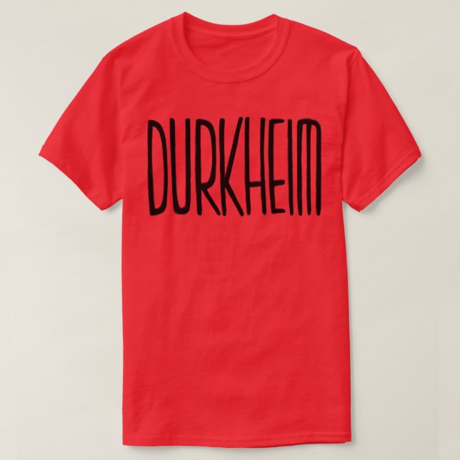 Philosophy Durkheim T-Shirt (Design Front)