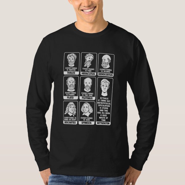Philosophy Meme Design for a Philosopher T-Shirt (Front)
