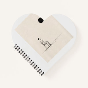 Philosophy Minimalist Existential Art Notebook