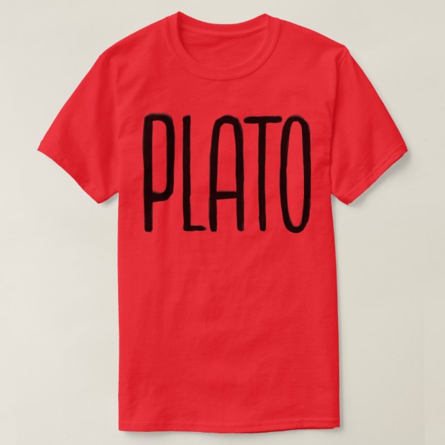 Philosophy Plato Philosopher 1 T-Shirt (Design Front)