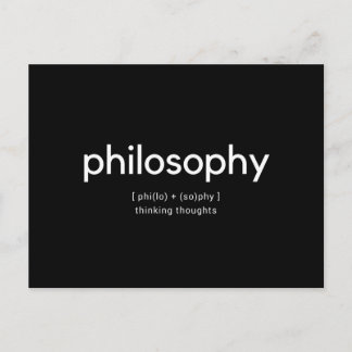Philosophy Postcard