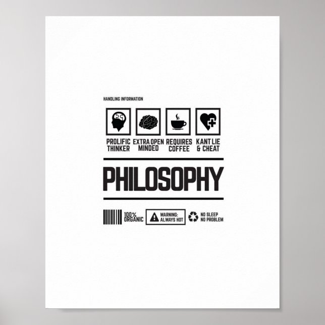 philosophy poster (Front)