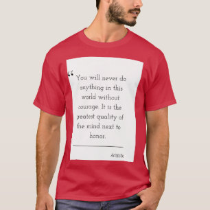 Philosophy Quote Aristotle 3 T-Shirt