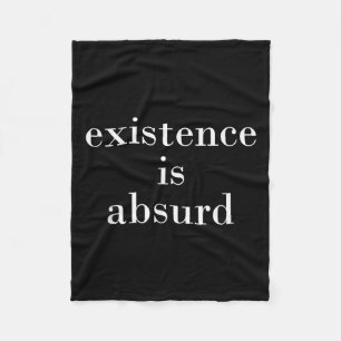 Philosophy, Quote, Funny, Intellectual, Philosophe Fleece Blanket