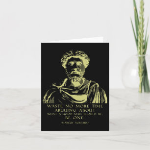 Philosophy Quote Stoic Sayings Marcus Aurelius Card